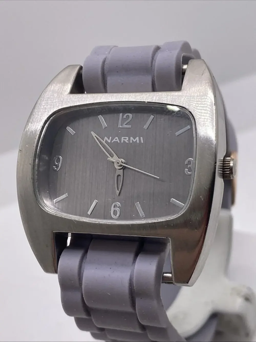 Narmi Womens Silver Tone Watch New Battery